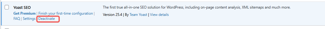 Image [9]-Echec de la mise à jour de Yoast SEO ou conflit de plugin ? Guide complet de dépannage et de réparation