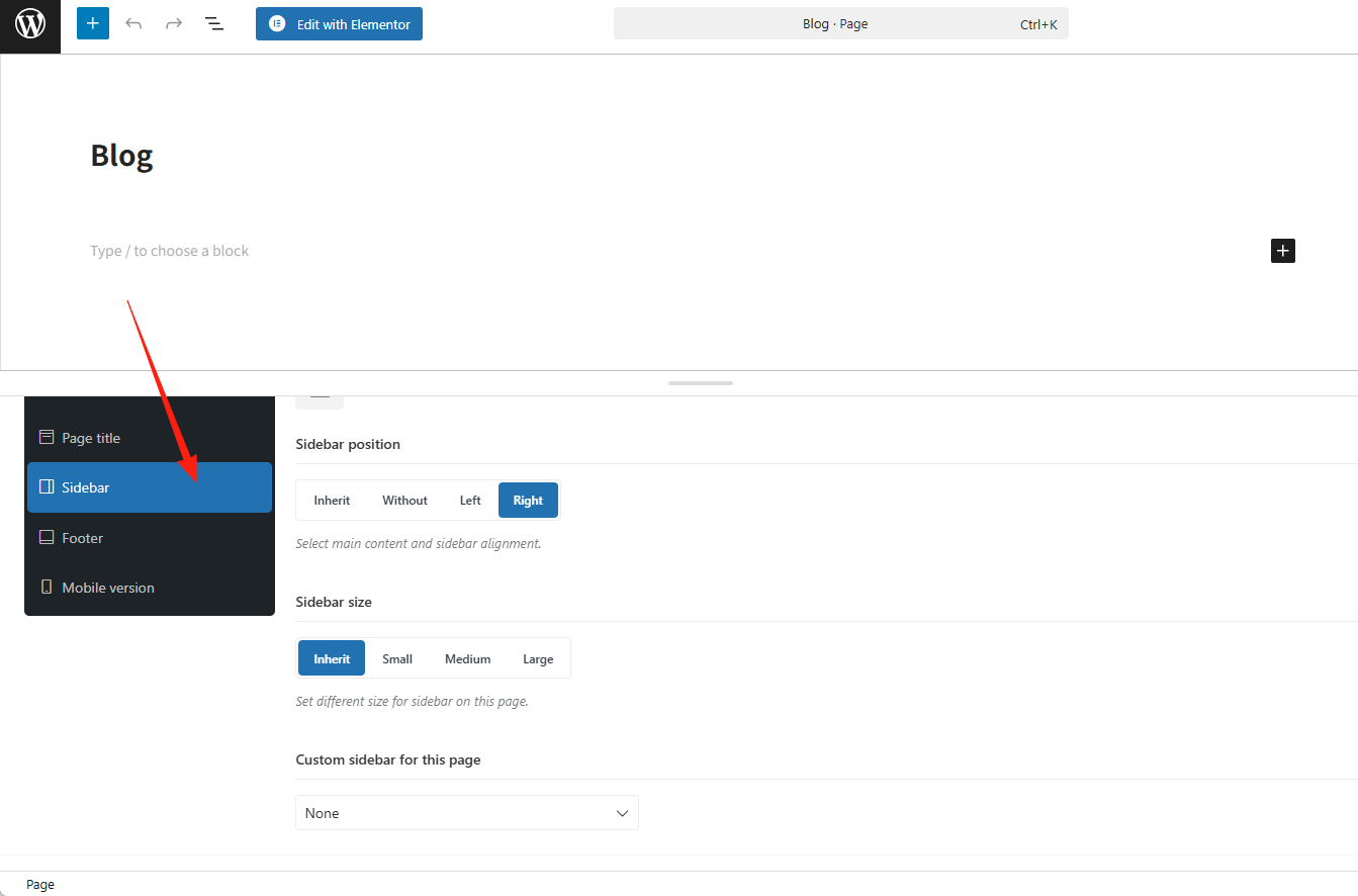 图片[3]-博客页面设置专属侧边栏布局（WoodMart 教程）
