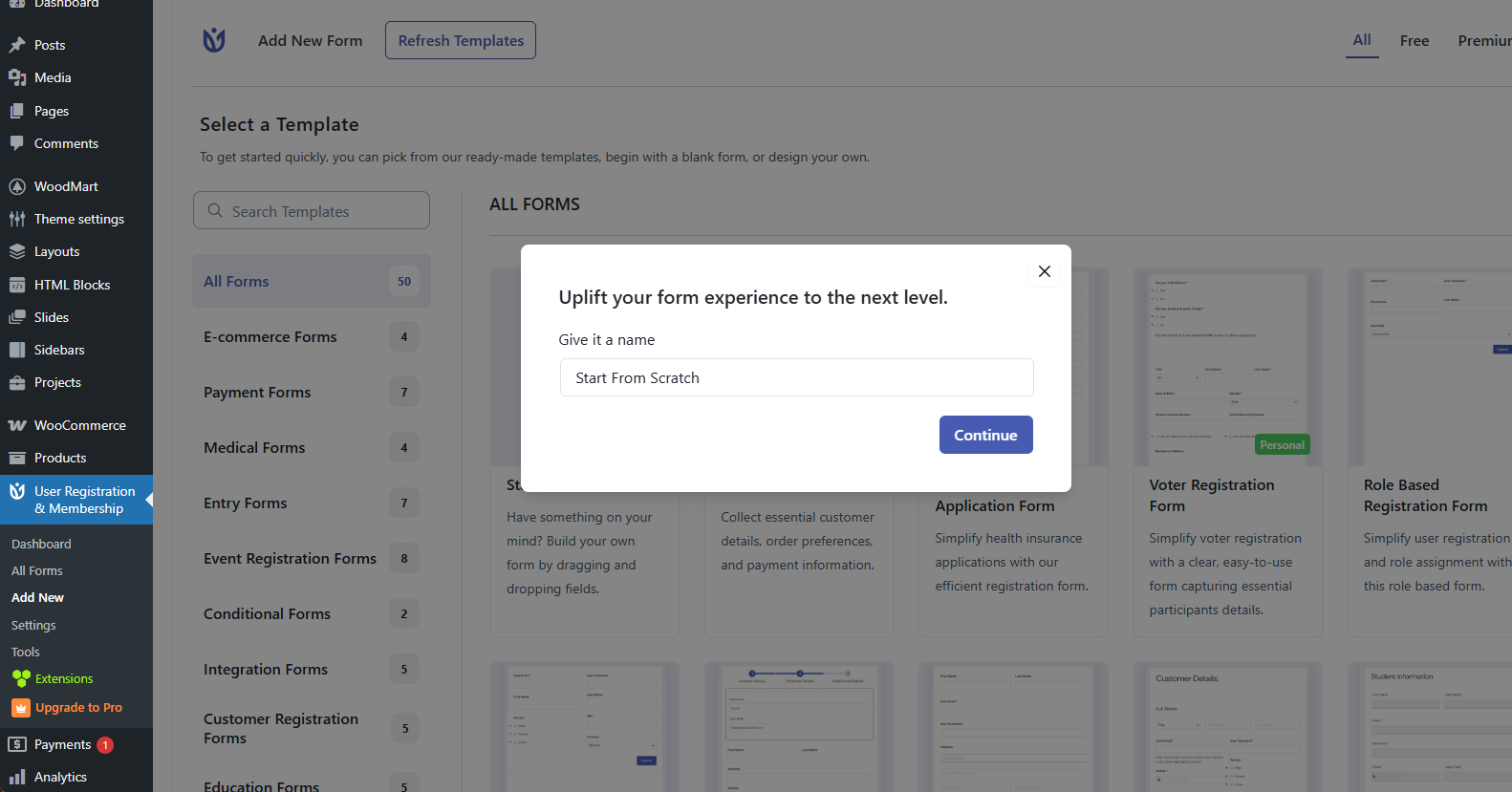 Image [3]-Création d'un formulaire d'inscription dédié : User Registration Plugin Tutorial
