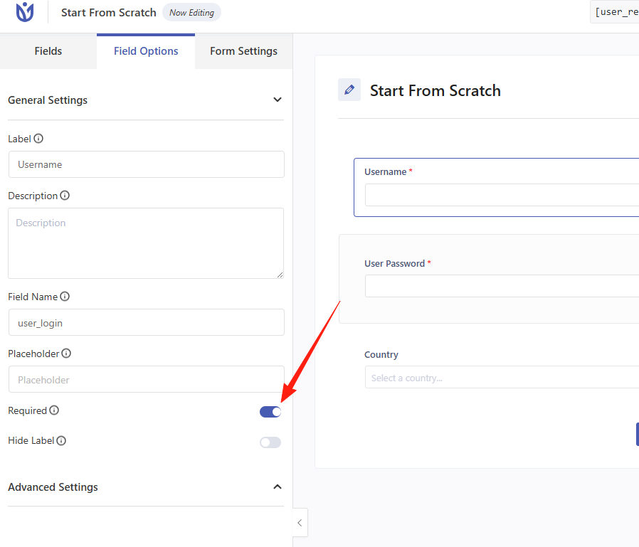 Image [5]-Création d'un formulaire d'inscription dédié : User Registration Plugin Tutorial