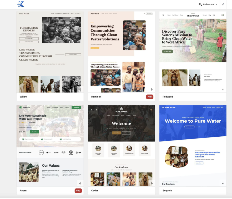 画像[4] - ワンストップのウェブサイトビルダー：Kadenceテーマは、高速WordPressのウェブサイトを構築することができますどのように！