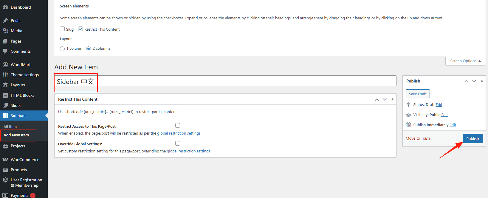 Image [3]-Site multilingue WoodMart avec barre latérale dans différentes langues