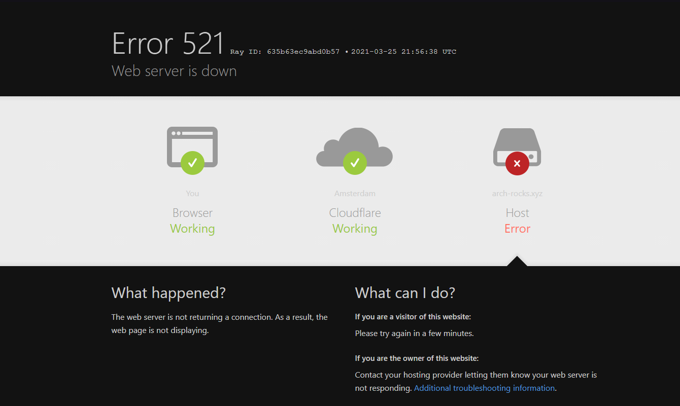 图片[1]-Cloudflare报错Error 521的7个常见配置错误与修复方法