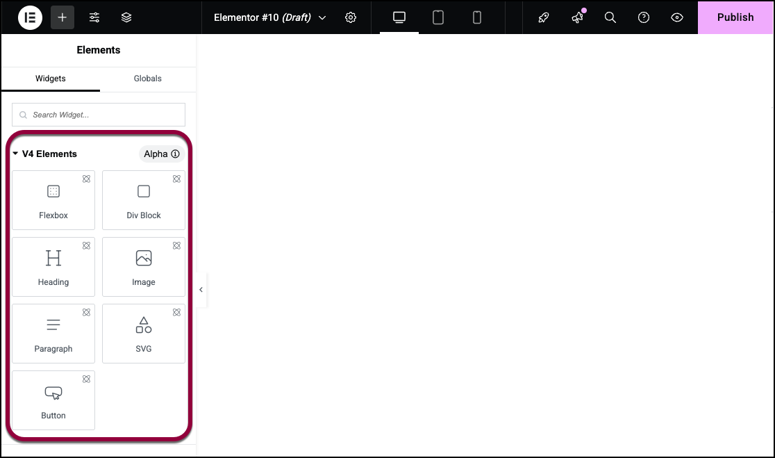 Image [7]-Elementor Editor V4 First Look : Explication détaillée des nouvelles fonctionnalités de l'éditeur et guide d'activation