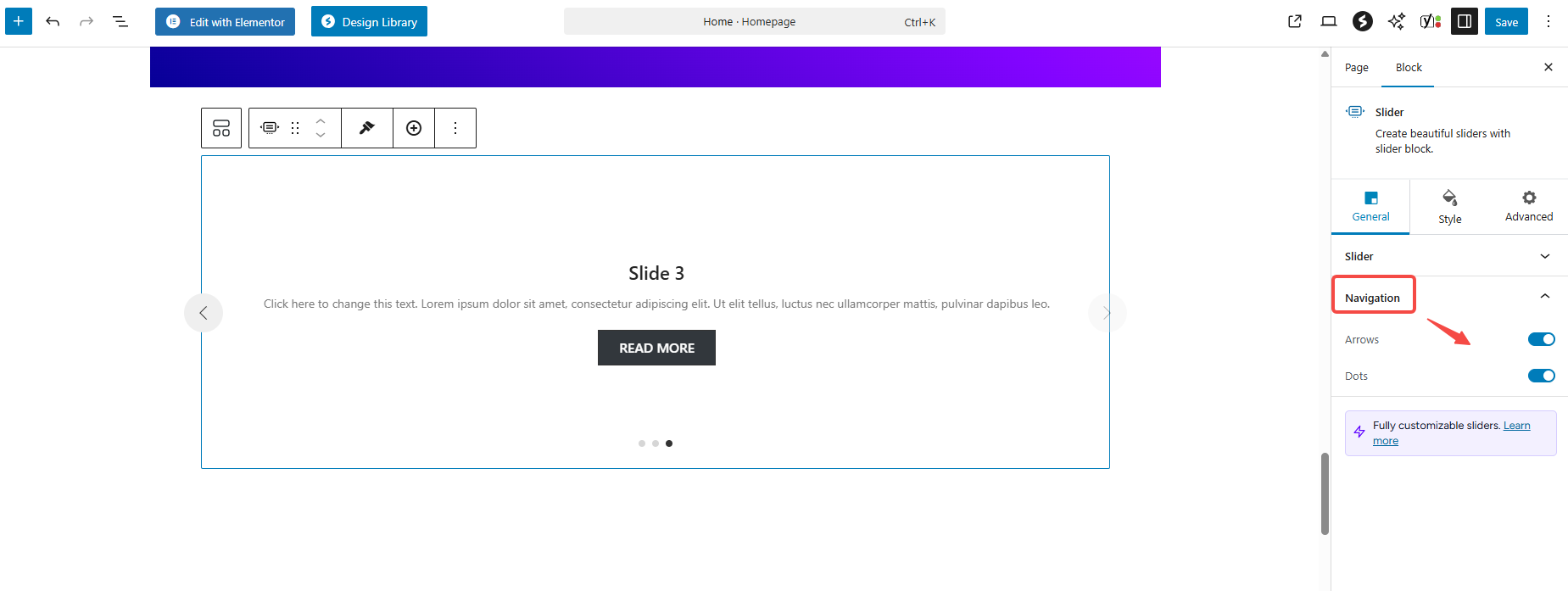 Image [11] - Création d'une vitrine graphique rotative avec Astra et Gutenberg