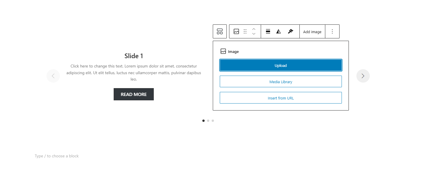Image [12] - Création d'un slider Showcase avec Astra et Gutenberg
