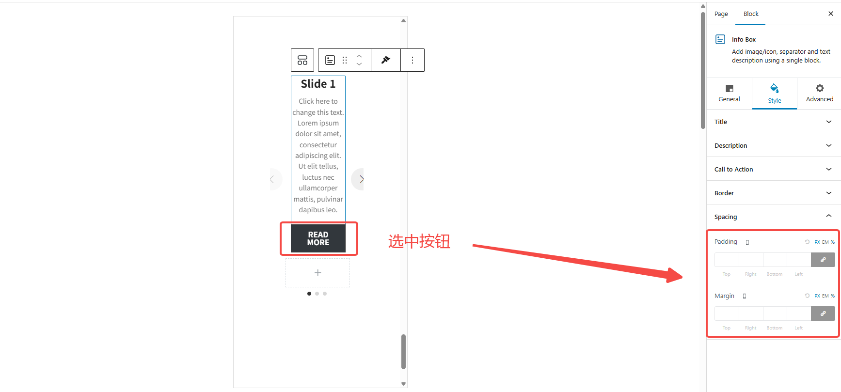Image [14] - Création d'un slider Showcase avec Astra et Gutenberg