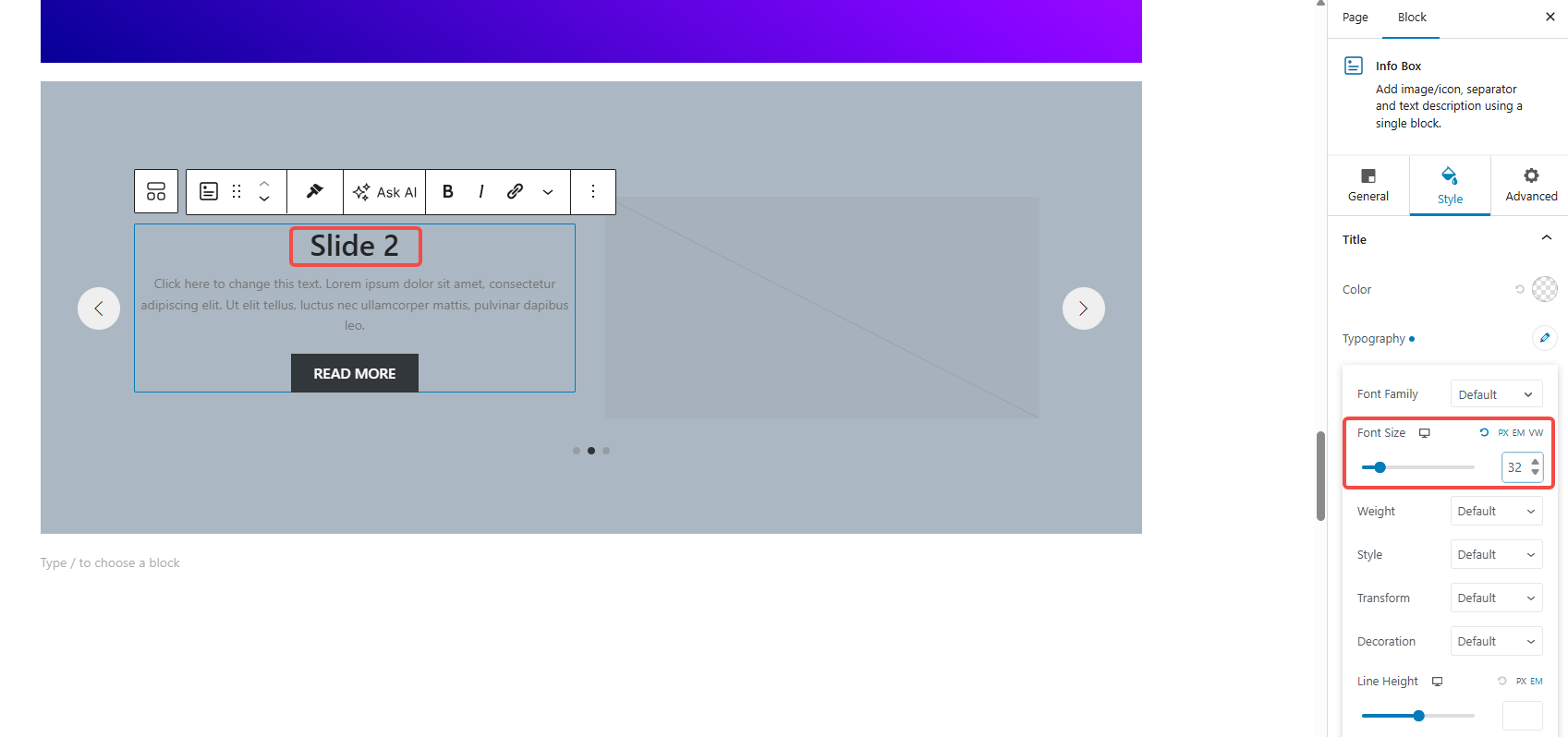 Image [16] - Création d'une vitrine graphique avec Astra et Gutenberg