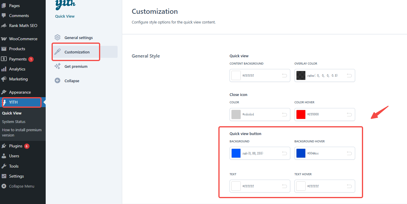 Imagen [8] - Cómo configurar la vista previa rápida de productos de WooCommerce en Kadence