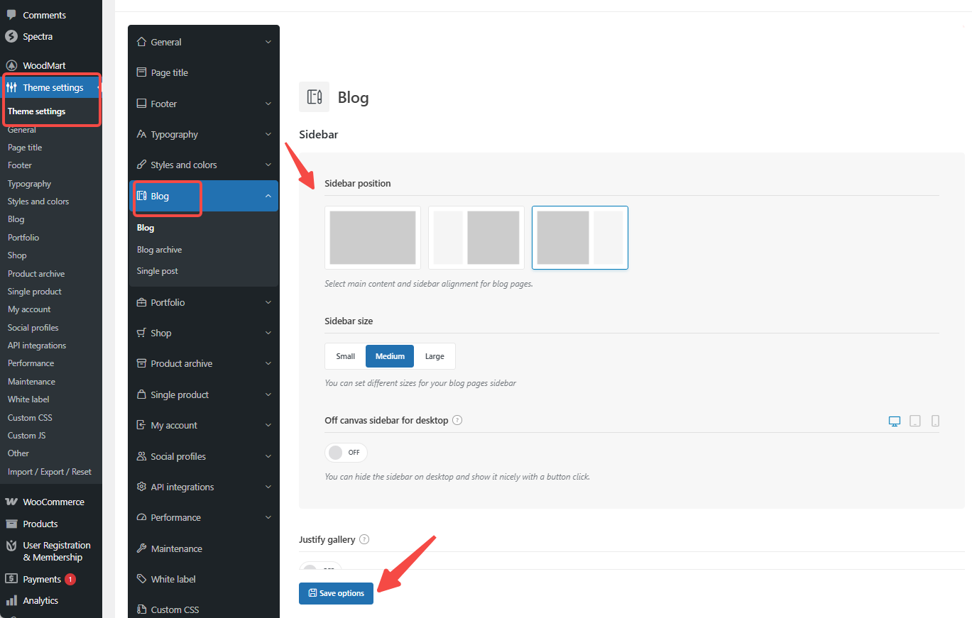 Image [3]-WoodMart Page Sidebar Layout Switching Full Tutorial