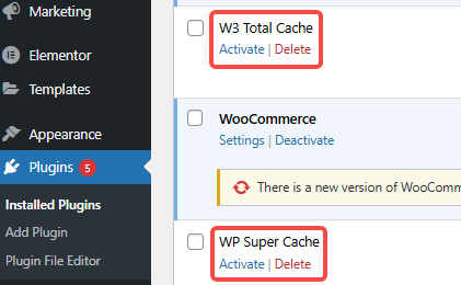 Imagen [2] - Cómo cambiar entre W3 Total Cache y WP Super Cache correctamente para evitar conflictos de caché
