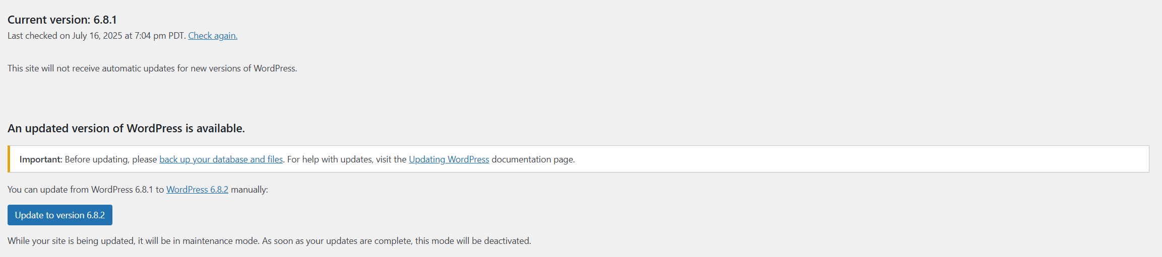 Imagen [6] - Explicación de la actualización WordPress 6.8.2: Correcciones básicas y optimización del editor de bloques