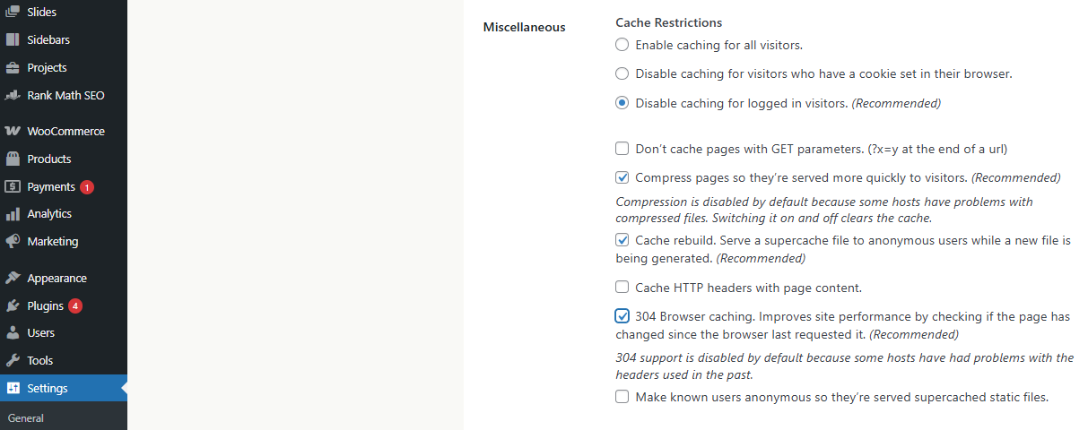 Imagen [3]-WP Super Cache Principio de funcionamiento y guía de configuración para acelerar el sitio web de WordPress