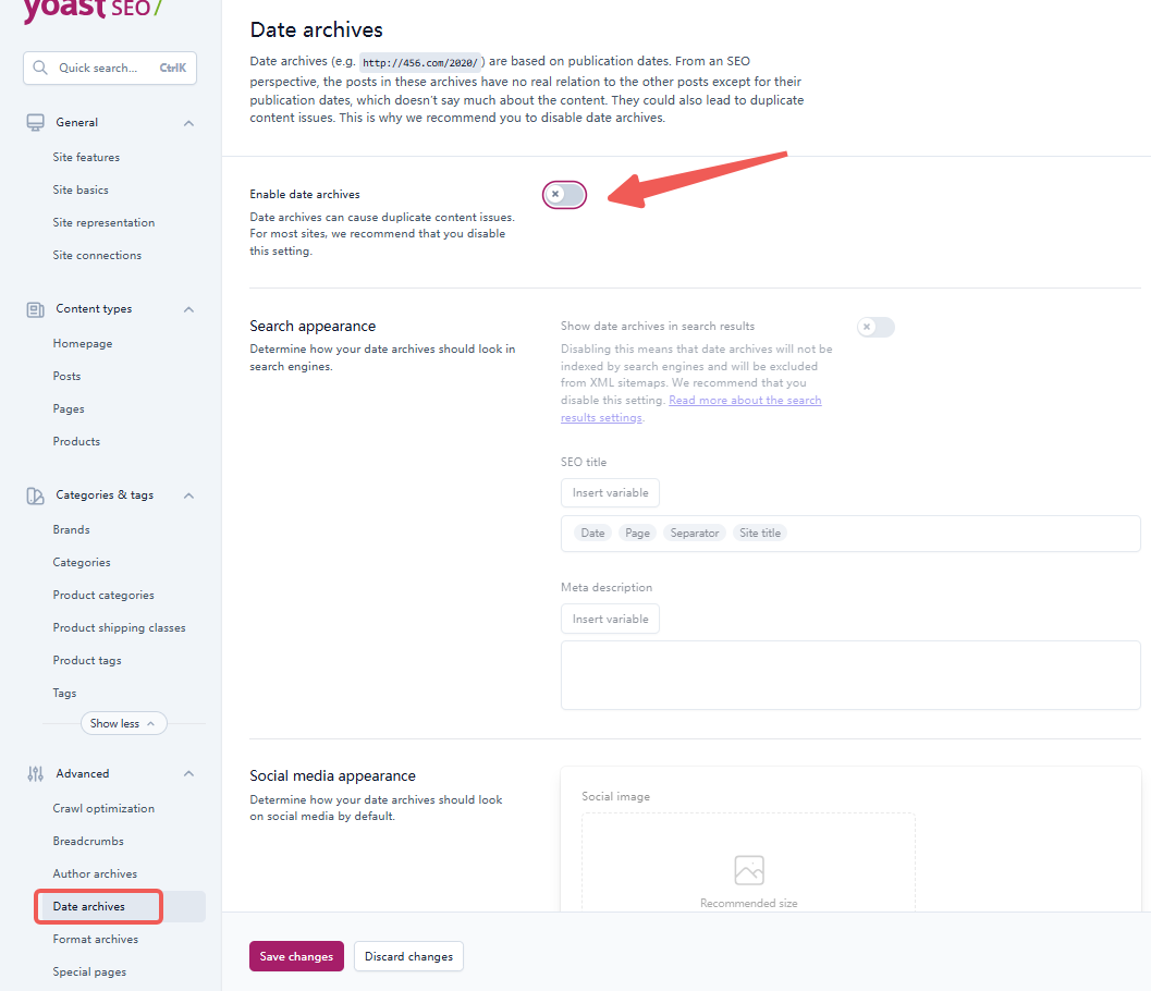 Image [6]-Yoast SEO Tutoriel : Comment exclure les types de pages de WordPress Sitemaps
