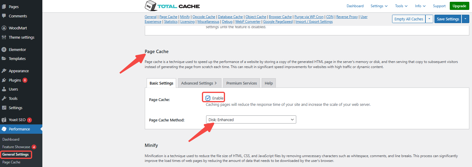 Image [3] - Guide des meilleurs paramètres de W3 Total Cache : Améliorer les performances sur tous les plans