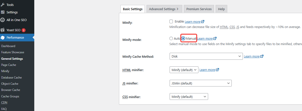 Image [5] - Guide des meilleurs paramètres de W3 Total Cache : Améliorer les performances sur tous les plans