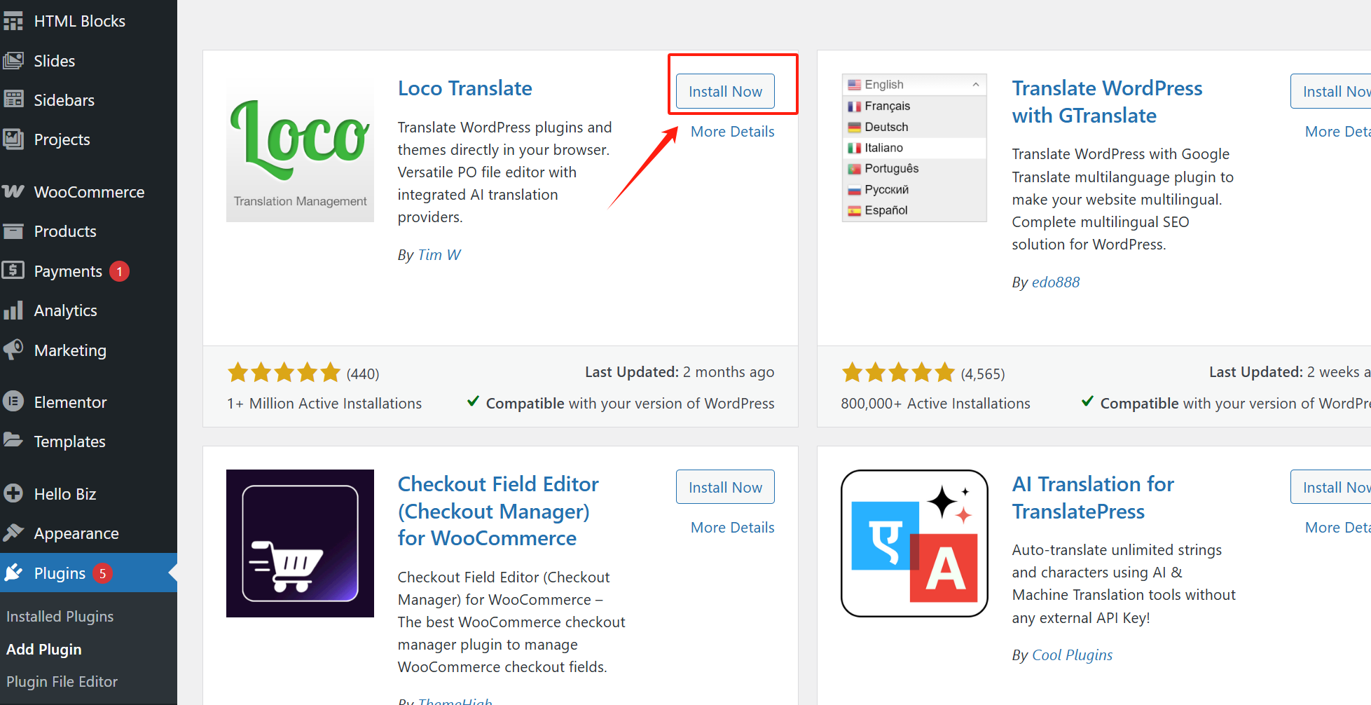 Imagen [4] - Tutorial completo para modificar rápidamente el lenguaje front-end de WooCommerce (cero código, sin conflictos de plugins)