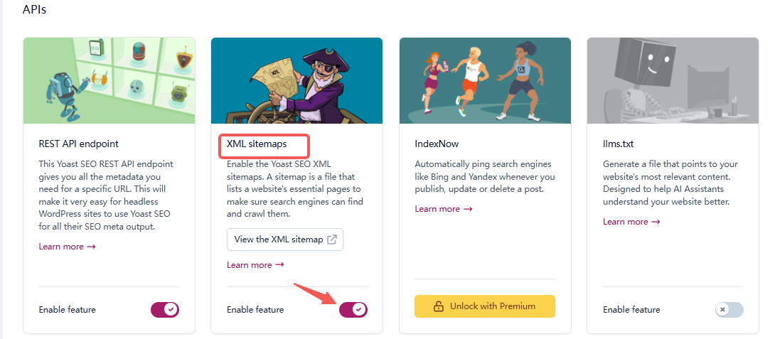 Picture [4]-Yoast SEO does not generate sitemap.xml after installation, the reasons and solutions to the full analysis
