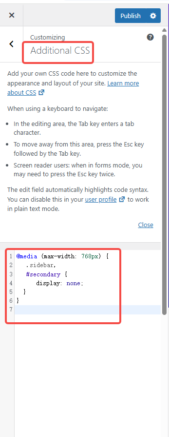 Images[3]-Méthodes pratiques pour cacher la barre latérale de WordPress sur mobile