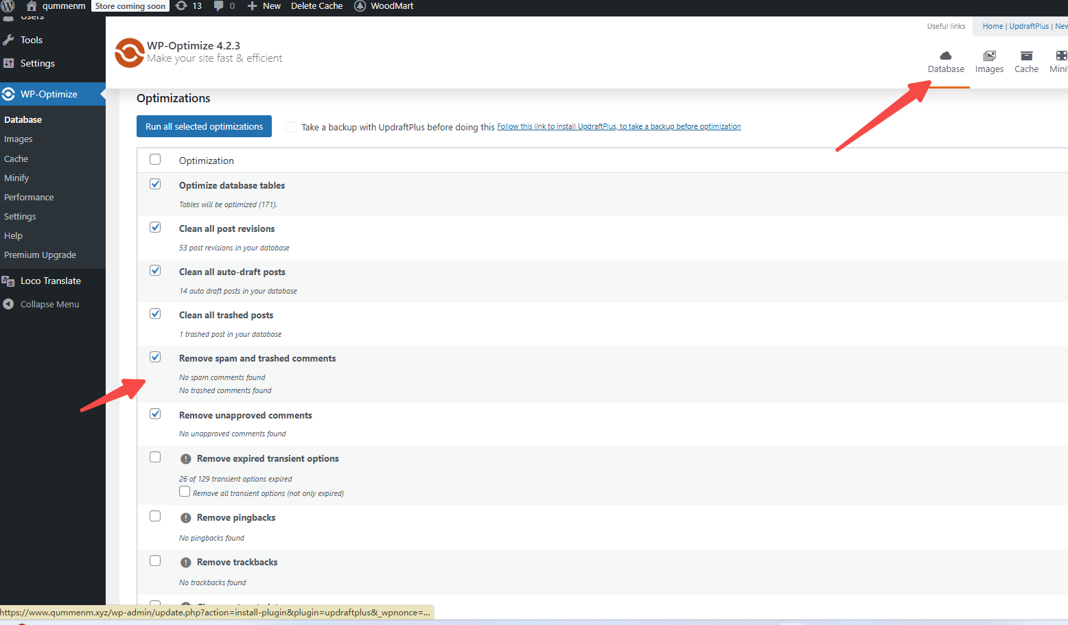 图片[4]-WP-Optimize 清理设置指南：防止误删内容的正确方法
