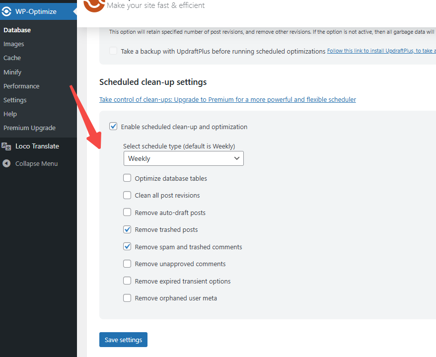 图片[5]-WP-Optimize 清理设置指南：防止误删内容的正确方法
