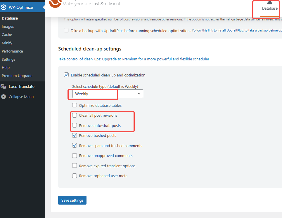 图片[6]-WP-Optimize 清理设置指南：防止误删内容的正确方法