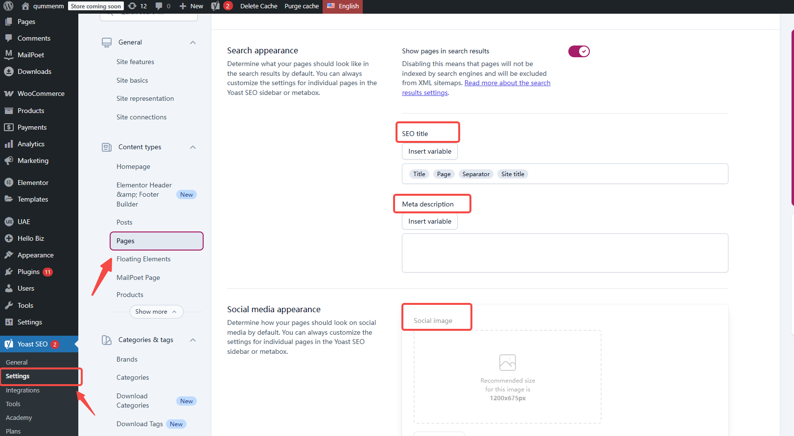 图片[4]-Yoast SEO 教程：如何设置 Facebook 和 Twitter 的分享预览