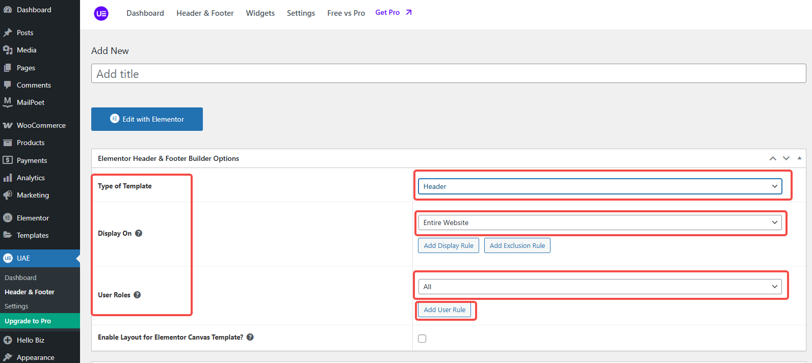 Imagen [8] - Cómo personalizar la cabecera y el pie de página de WordPress (sin escribir código)
