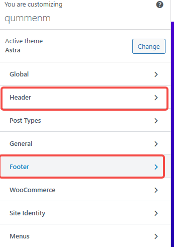 Imagen [3] - Cómo personalizar la cabecera y el pie de página de WordPress (sin escribir código)