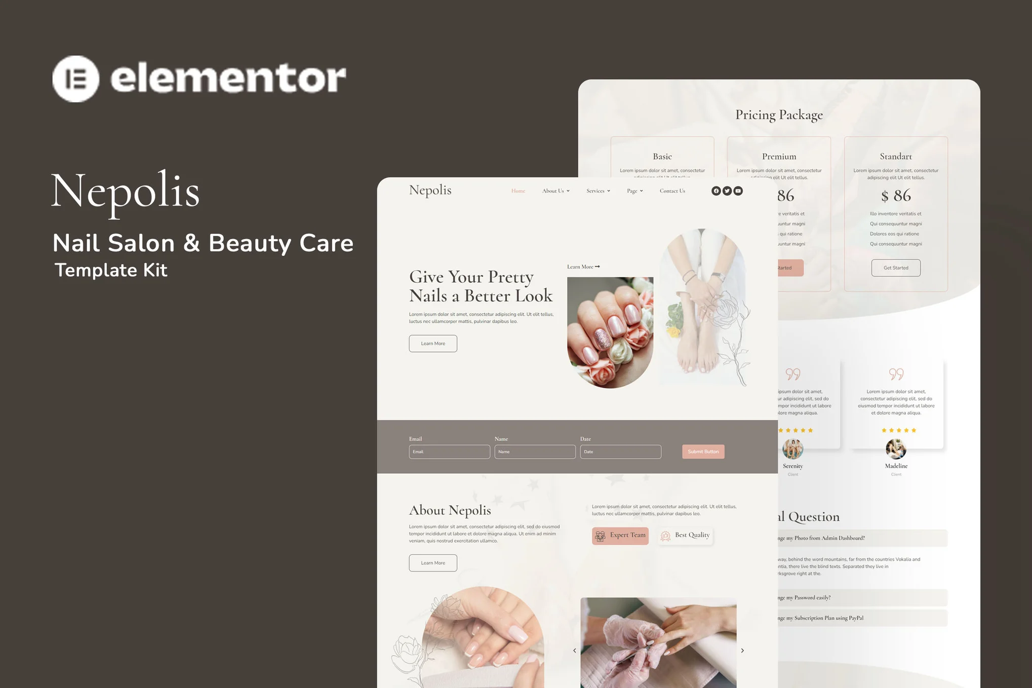 Nepolis - Nail Beauty Elementor Template Suite - Photon Flux | Servicio profesional de reparación de WordPress, en todo el mundo, respuesta rápida