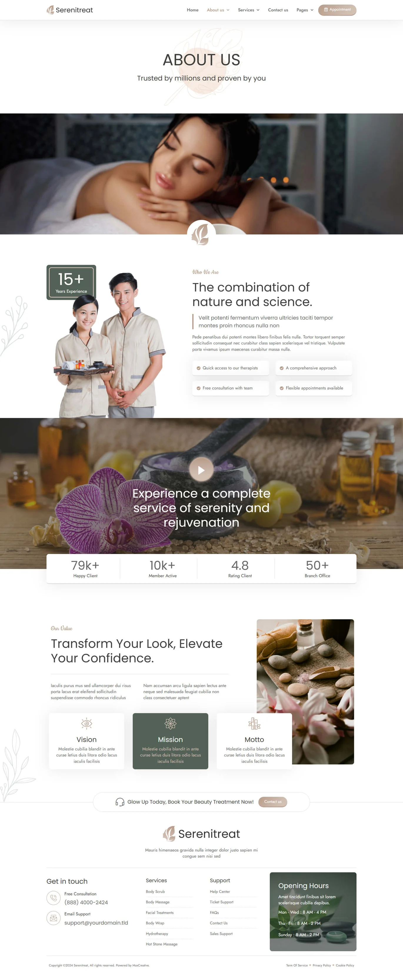 图片[1]-SereniTreat – 水疗和美容护理 Elementor Pro 模板套件-光子波动网 | 专业WordPress修复服务，全球范围，快速响应