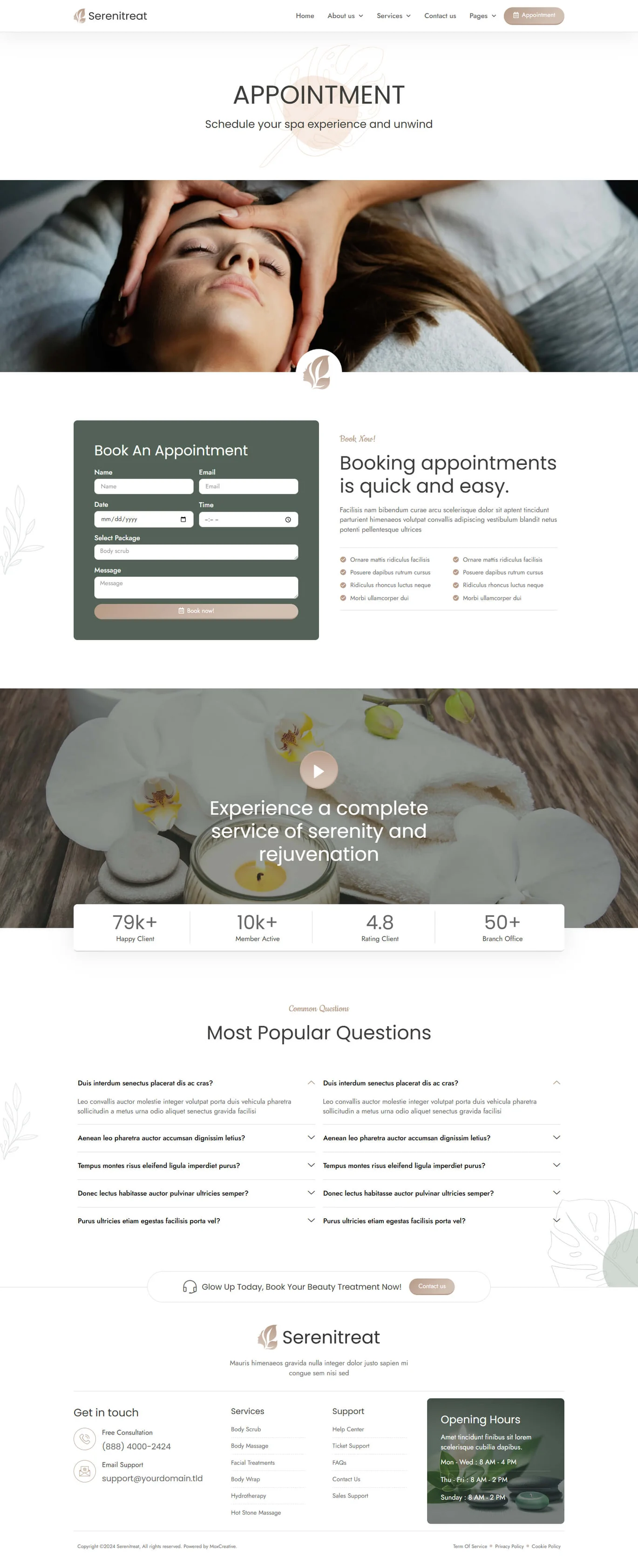 图片[2]-SereniTreat – 水疗和美容护理 Elementor Pro 模板套件-光子波动网 | 专业WordPress修复服务，全球范围，快速响应
