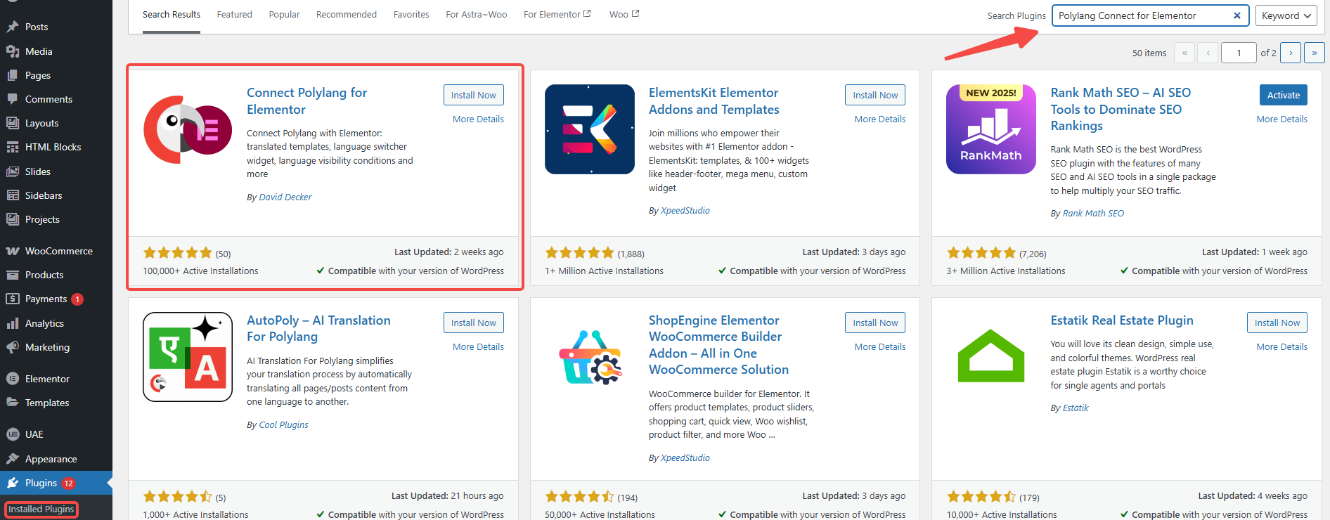 Image [8] - Comment utiliser Elementor avec Polylang pour mettre en place un site web WordPress multilingue