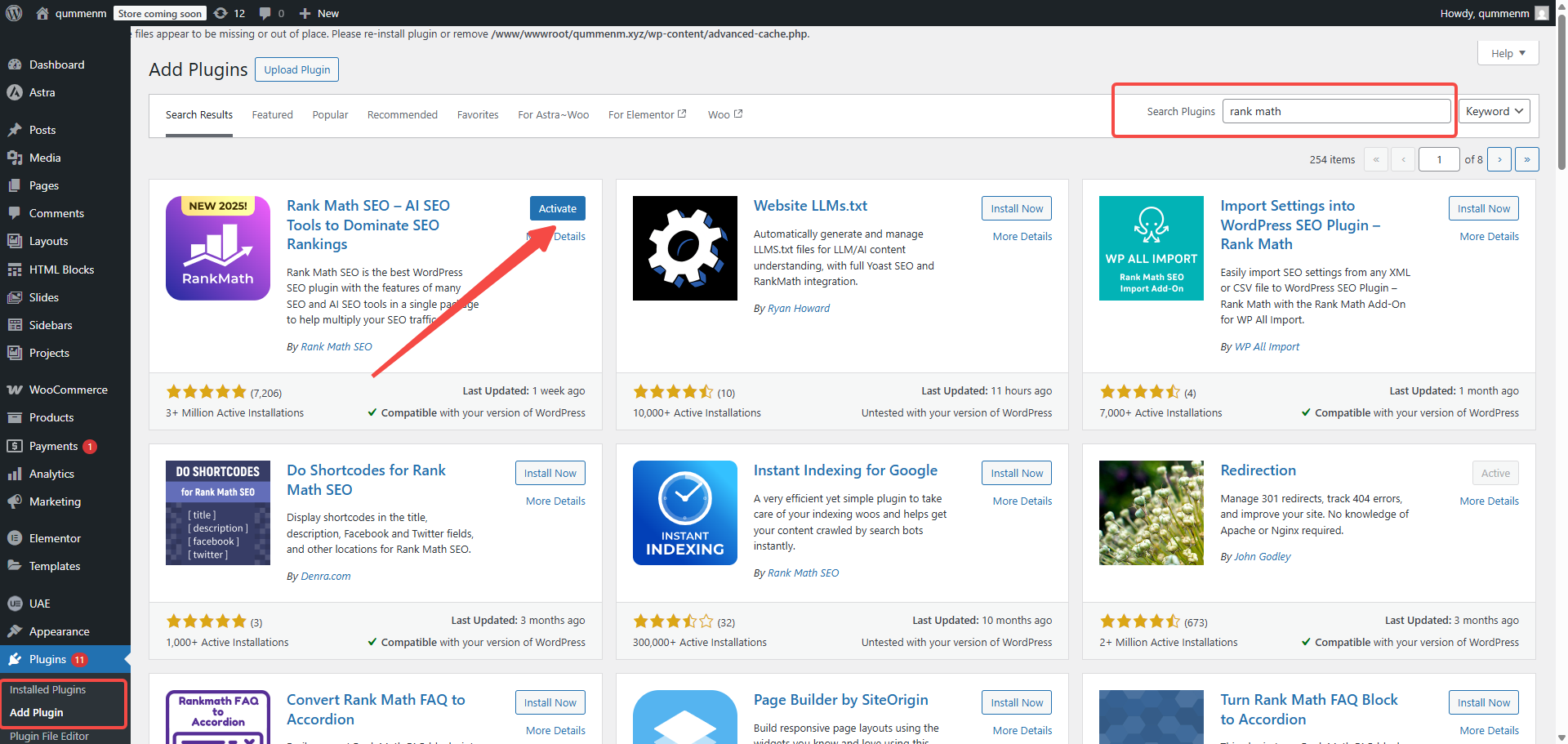 Image [2] - Mise en place tardive, trafic perdu ? La bonne façon de corriger 301 avec Rank Math