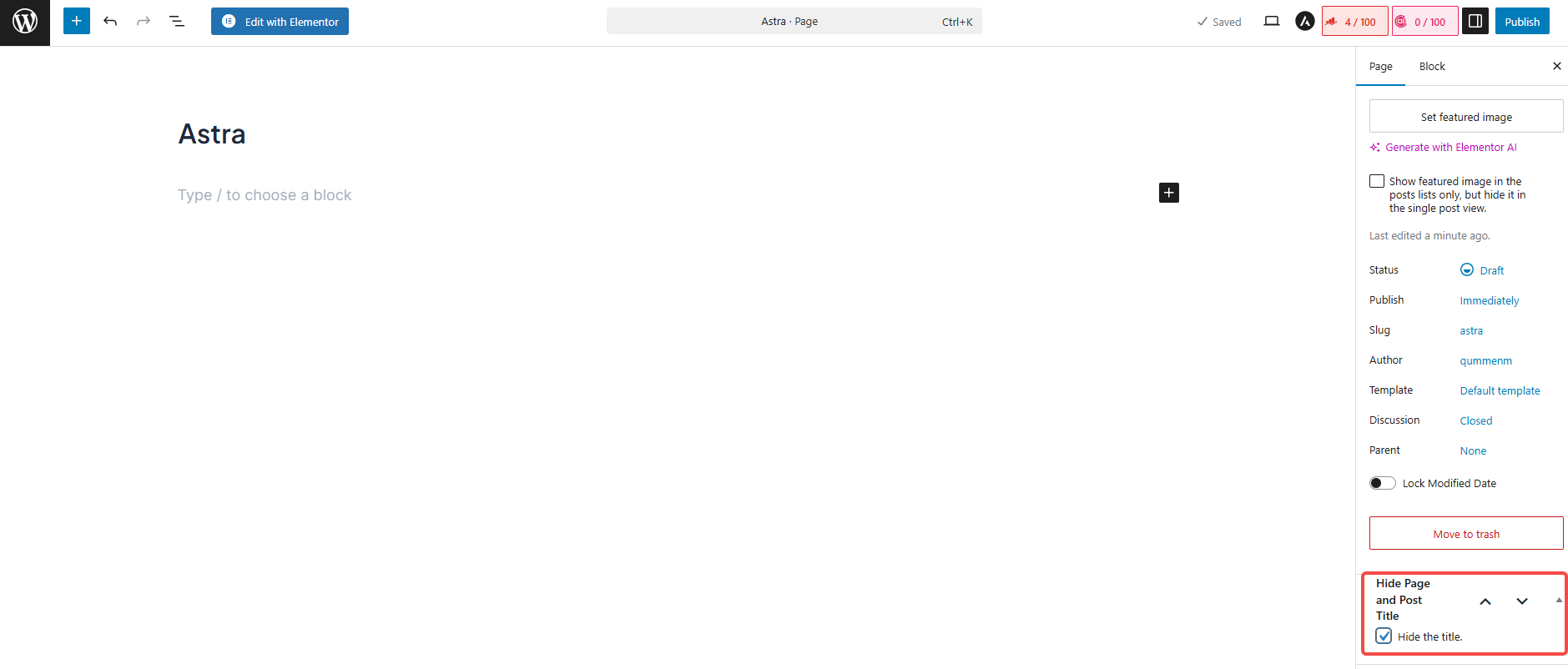 图片[7]-彻底解决视觉灾难！Astra 主题隐藏页面标题的终极神技大公开！