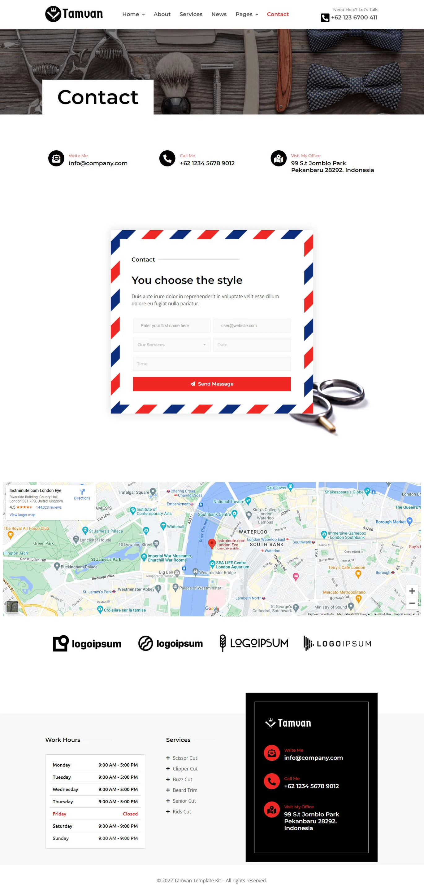Imagen [2] - Tamvan - Hairdresser Elementor Template Kit - Photon Fluctuation Network | Servicio profesional de reparación de WordPress, alcance global, respuesta rápida