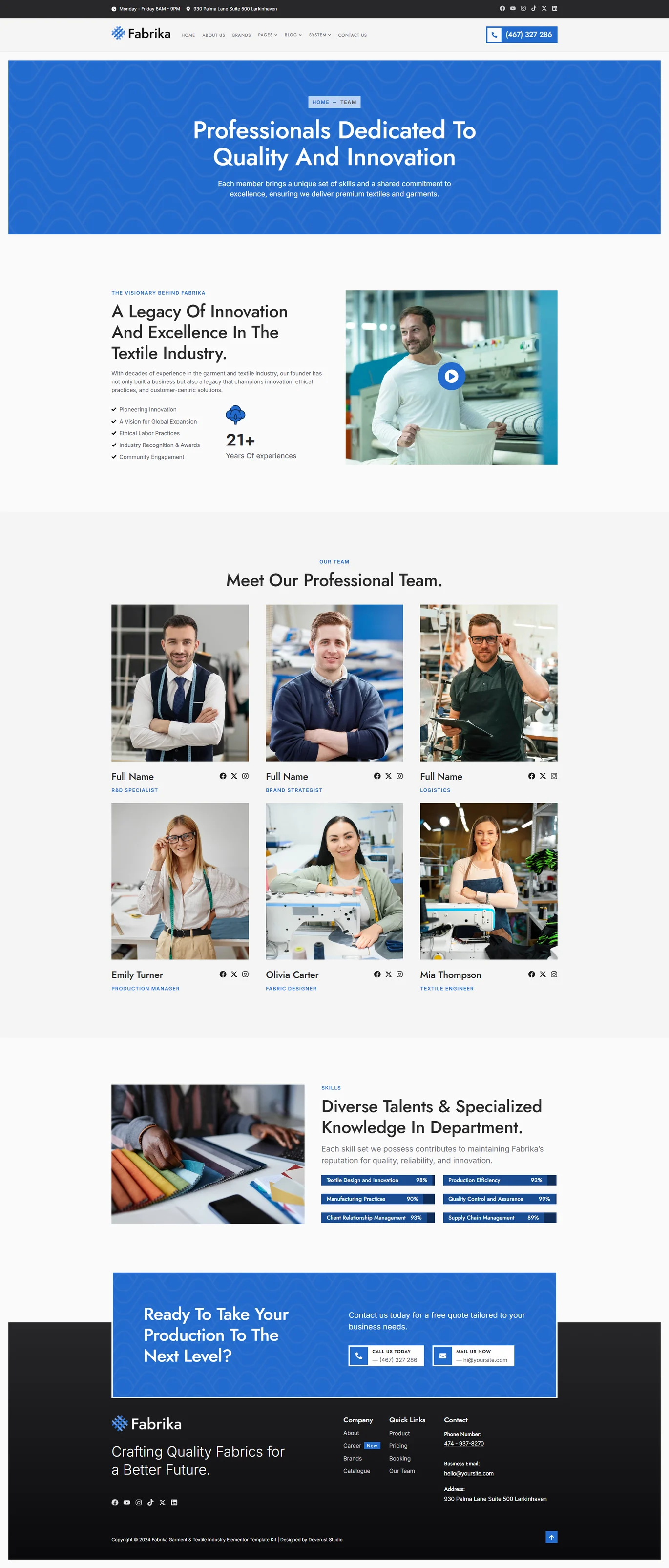 Imagen [1] - Fabrika - Clothing & Textile Industry Elementor Template Suite - Photon Flux | Servicio profesional de reparación de WordPress, en todo el mundo, respuesta rápida