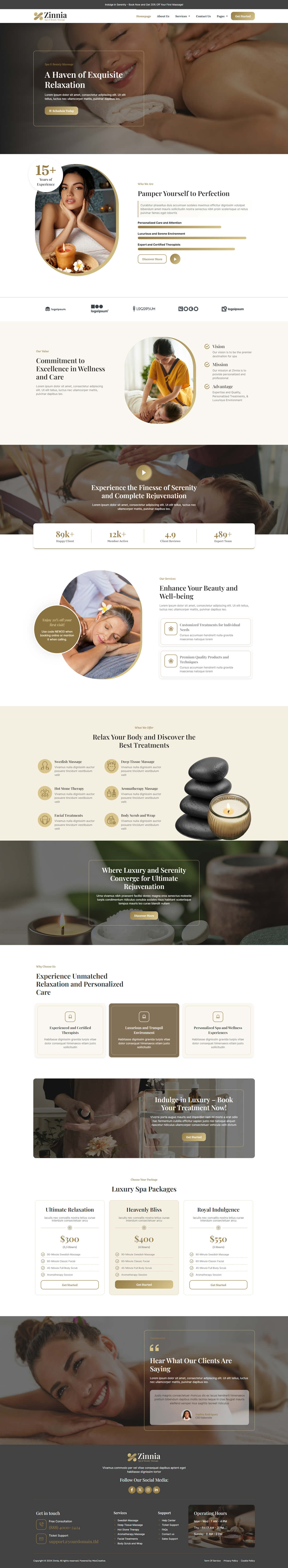 Image [1] - Zinnia - Spa & Beauty Treatments Elementor Pro Template Kit - Photon Flux Network | Servicio profesional de reparaciones de WordPress, en todo el mundo, respuesta rápida