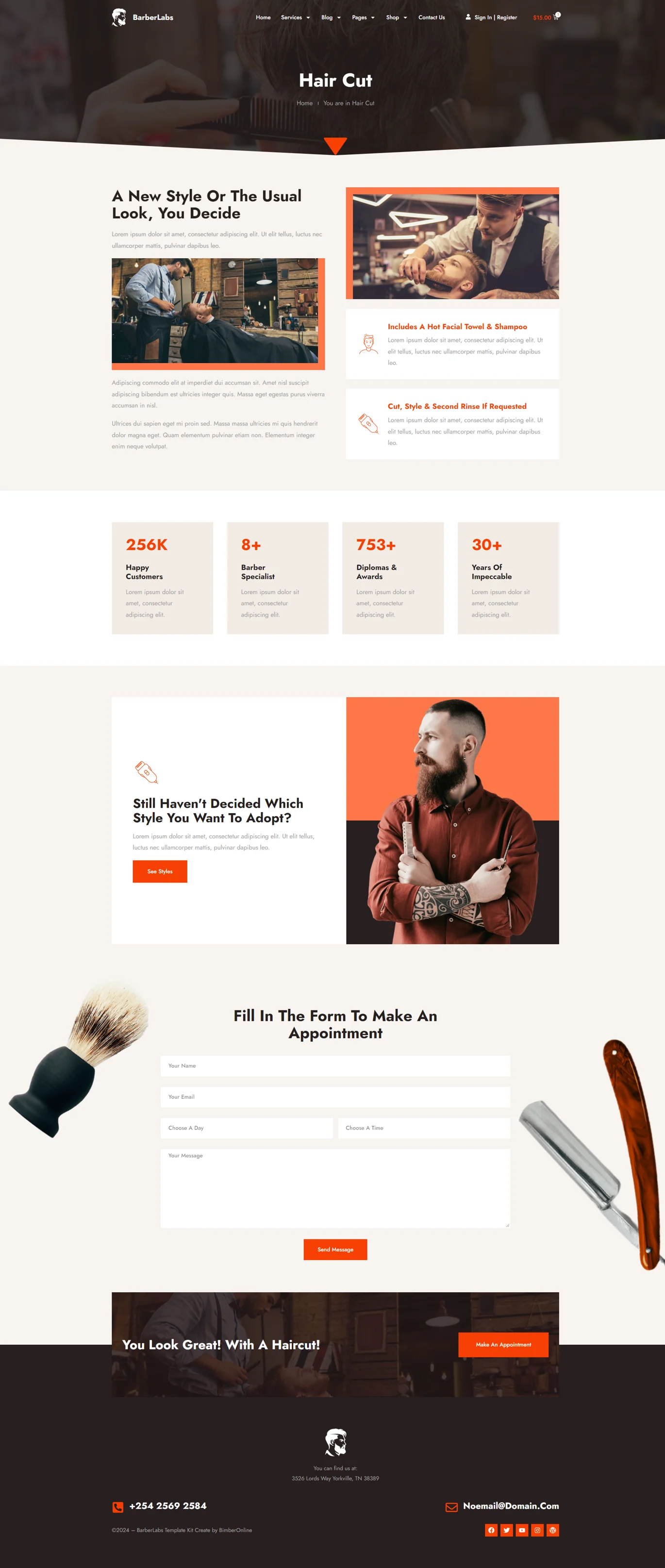 Imagen [2] - BarberLabs - Barber Shop Elementor Pro Template Kit - Photon Fluctuation Network | Servicio profesional de reparación de WordPress, en todo el mundo, respuesta rápida