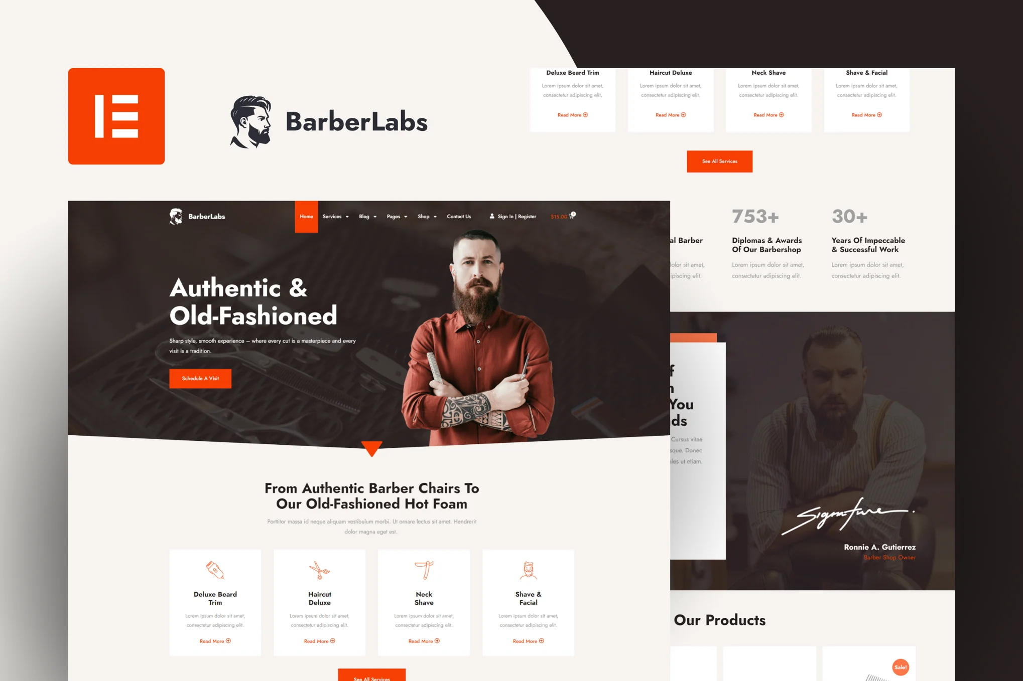 BarberLabs - Barber Shop Elementor Pro Template Kit - Photon Fluctuation Network | Servicio profesional de reparación de WordPress, en todo el mundo, respuesta rápida