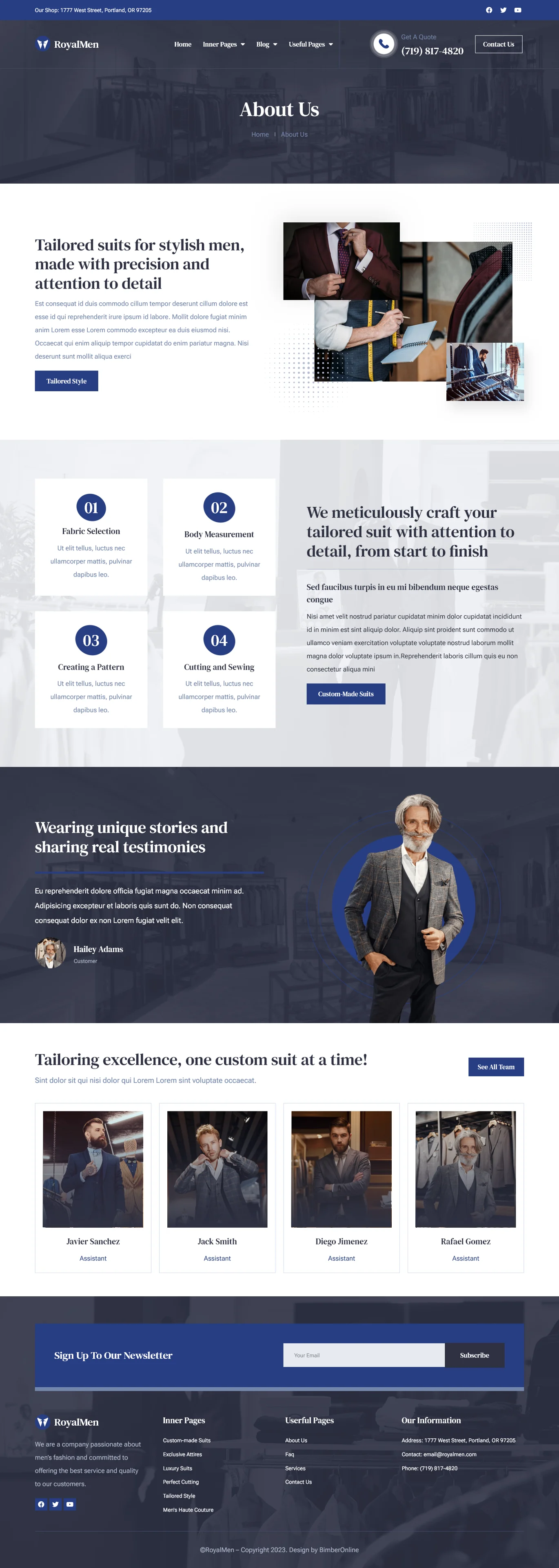 图片[1]-RoyalMen – 定制西装 Elementor Pro 模板套件-光子波动网 | 专业WordPress修复服务，全球范围，快速响应