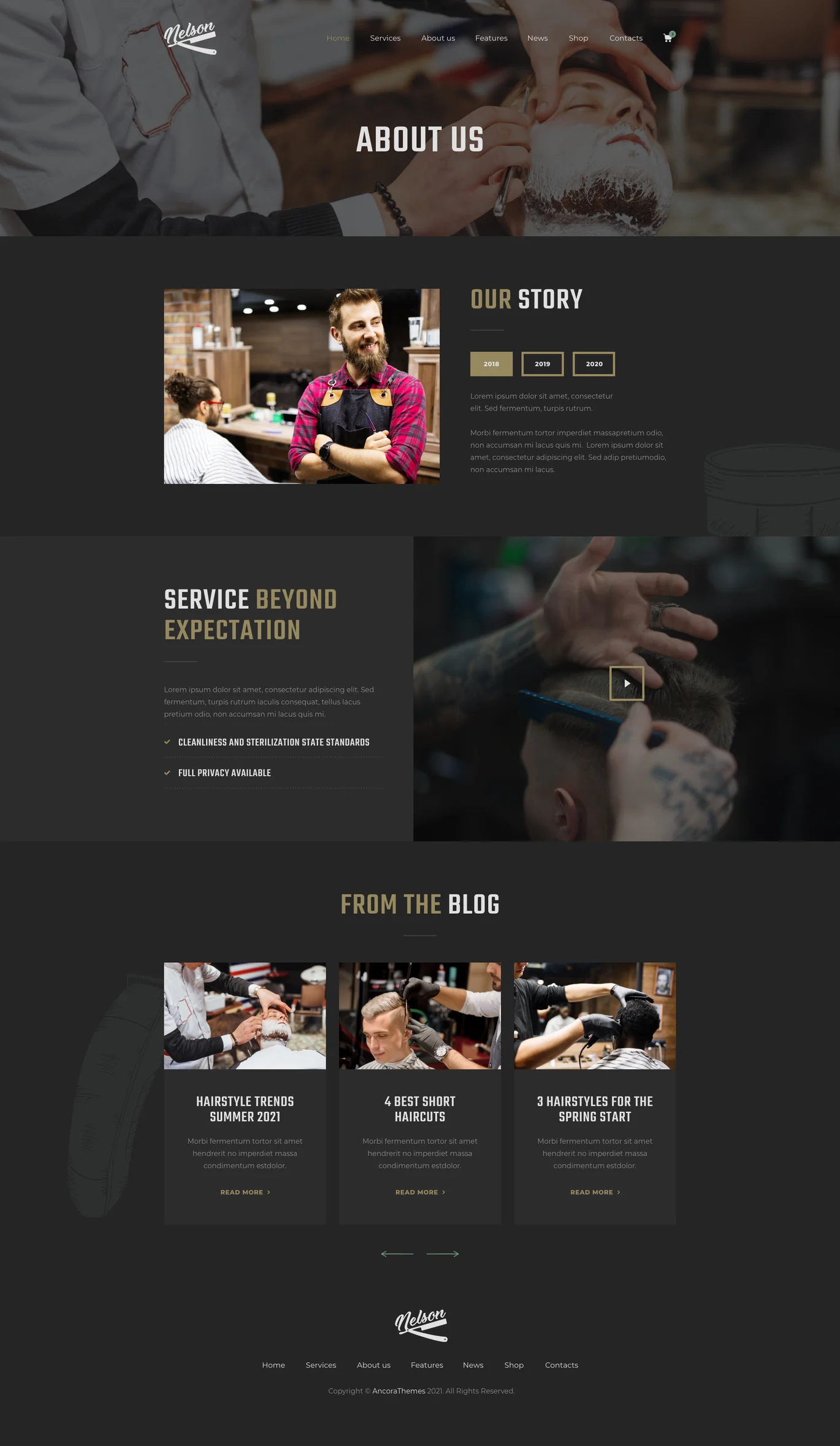 Image [1] - Nelson - Barber Shop & Hairdresser Elementor Template Kit - Photon Flux.com | Professional WordPress Repair Service, Global Reach, Fast Response