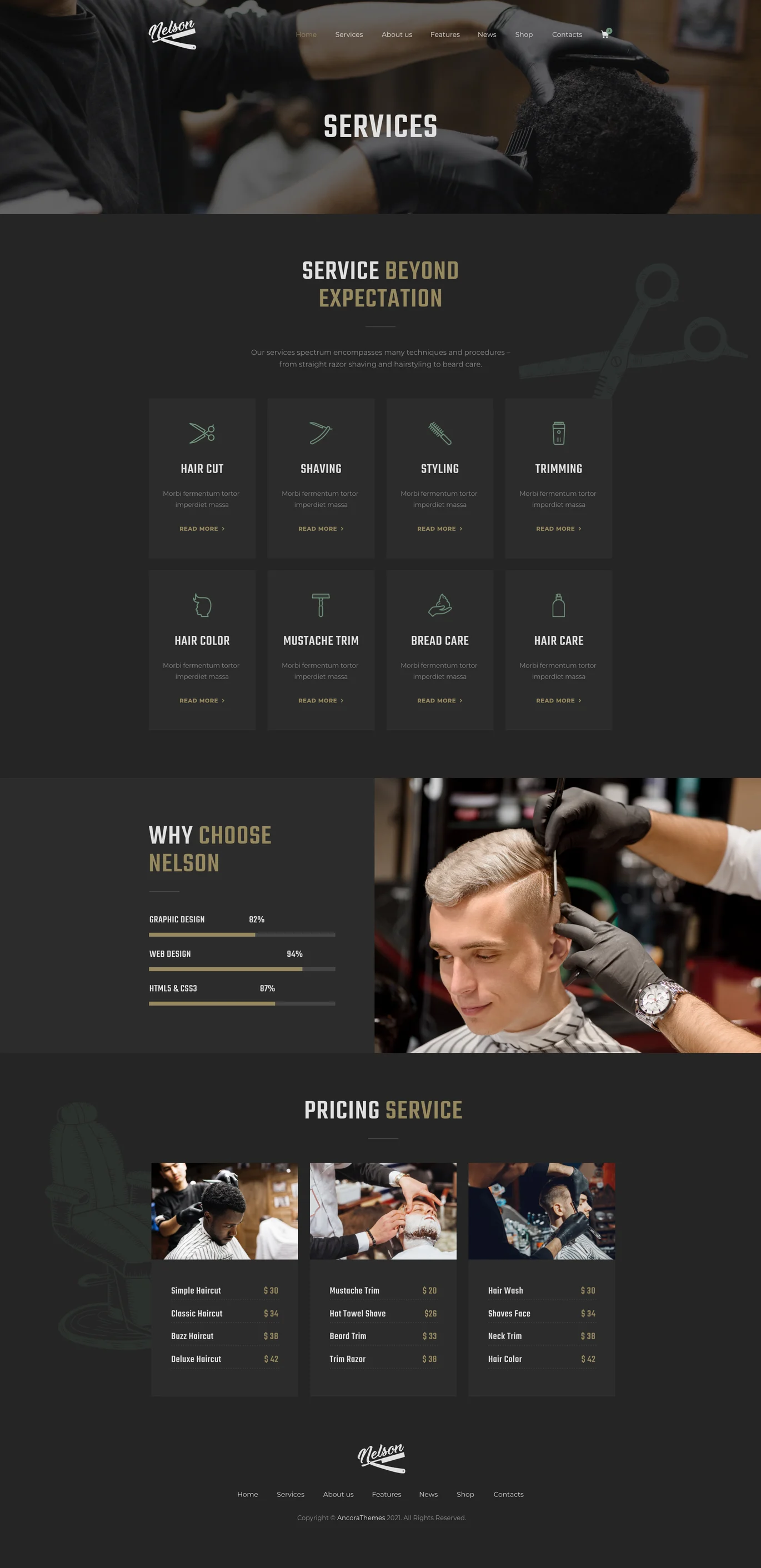 Image [2] - Nelson - Barber Shop & Hairdresser Elementor Template Kit - Photon Fluctuation Network | Professional WordPress Repair Service, Global Reach, Fast Response
