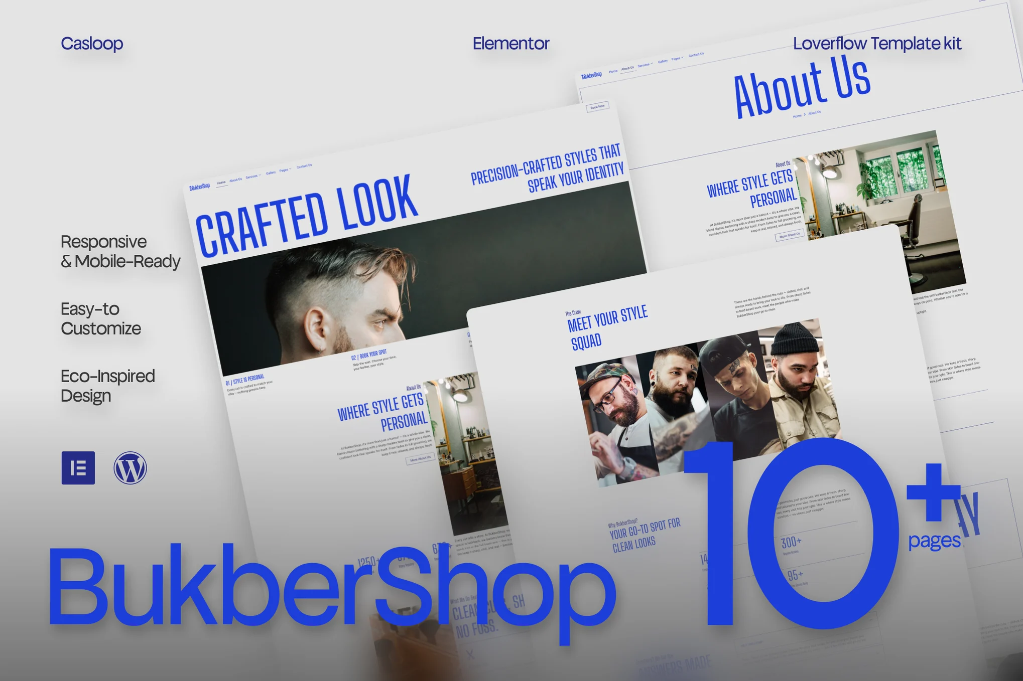 Bukber - Modern Barbershop Elementor Template Suite - Photon Flux | Professional WordPress repair service, global reach, fast response