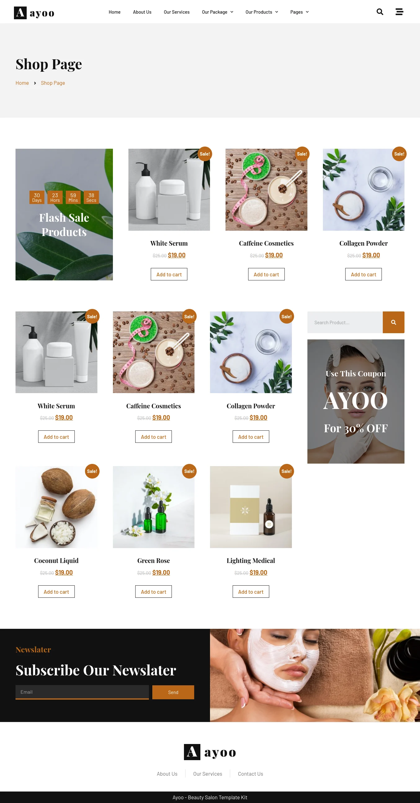 图片[2]-Ayoo – 美容沙龙服务 Elementor 模板套件-光子波动网 | 专业WordPress修复服务，全球范围，快速响应