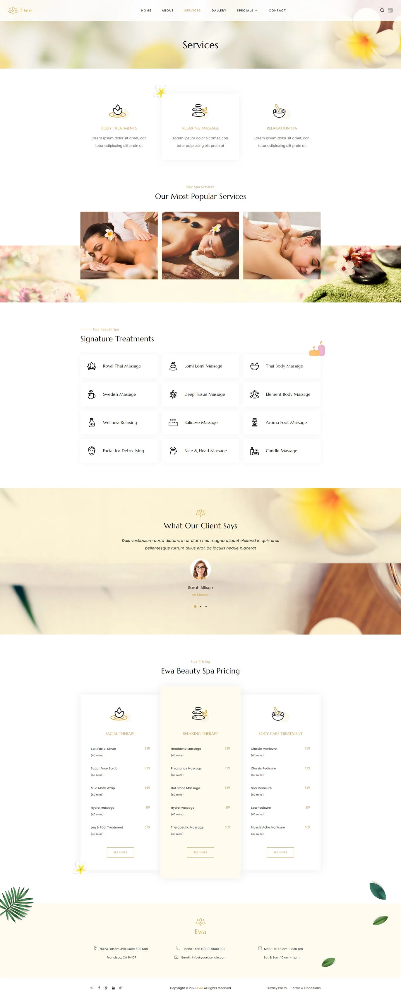 图片[1]-Ewa – 美容水疗 Elementor 模板套件-光子波动网 | 专业WordPress修复服务，全球范围，快速响应