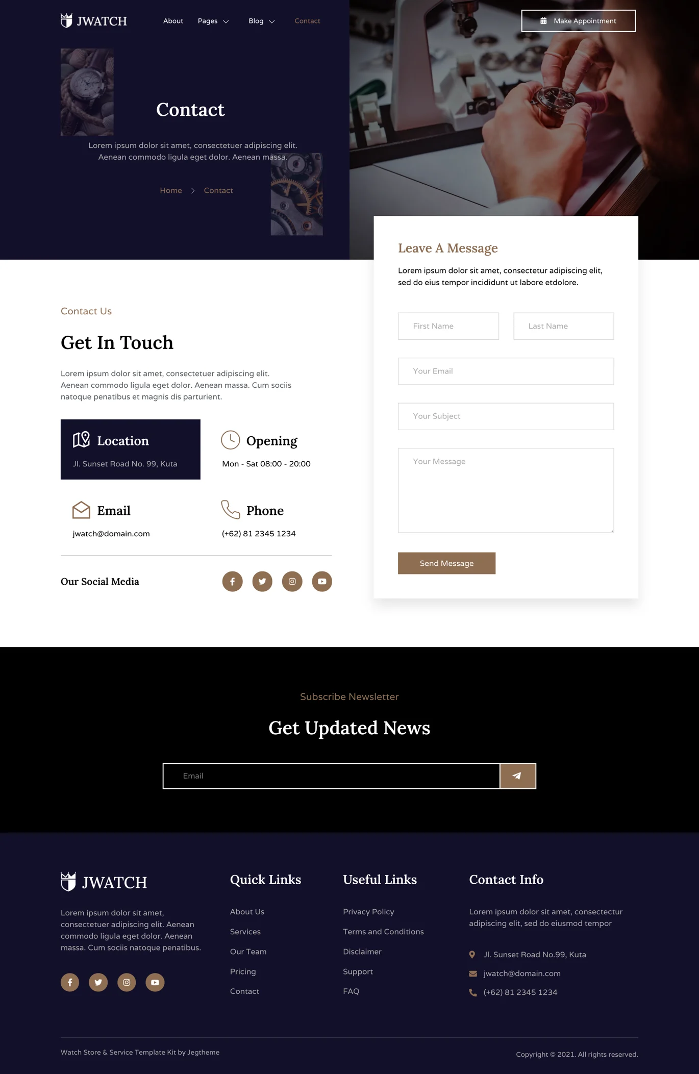 Image [1] - JWatch - Watch Shop & Repair Service Elementor Template Kit - Photon Flux | Service de réparation WordPress professionnel, dans le monde entier, réponse rapide !