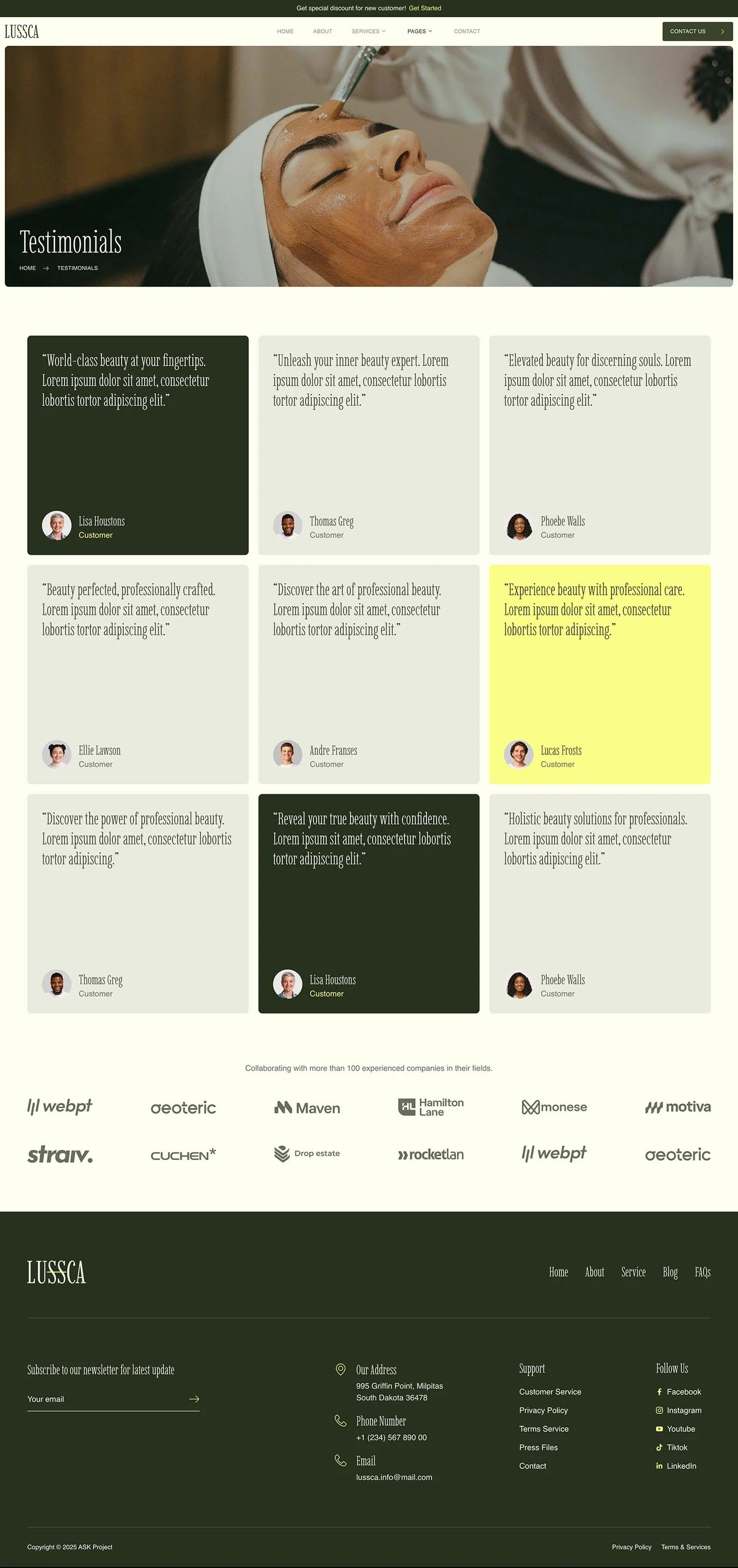 图片[1]-Lussca – 美容水疗养生 Elementor 模板套件-光子波动网 | 专业WordPress修复服务，全球范围，快速响应