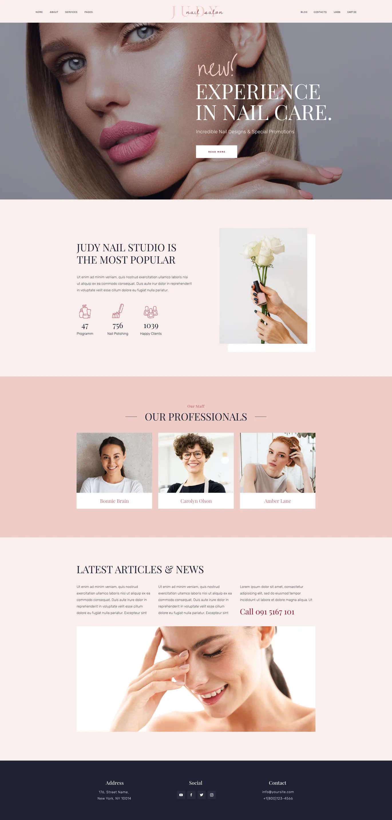 Image [2] - Judy - Beauty Salon Elementor Template Kit - Photon Flux | Service professionnel de réparation de WordPress, dans le monde entier, réponse rapide !