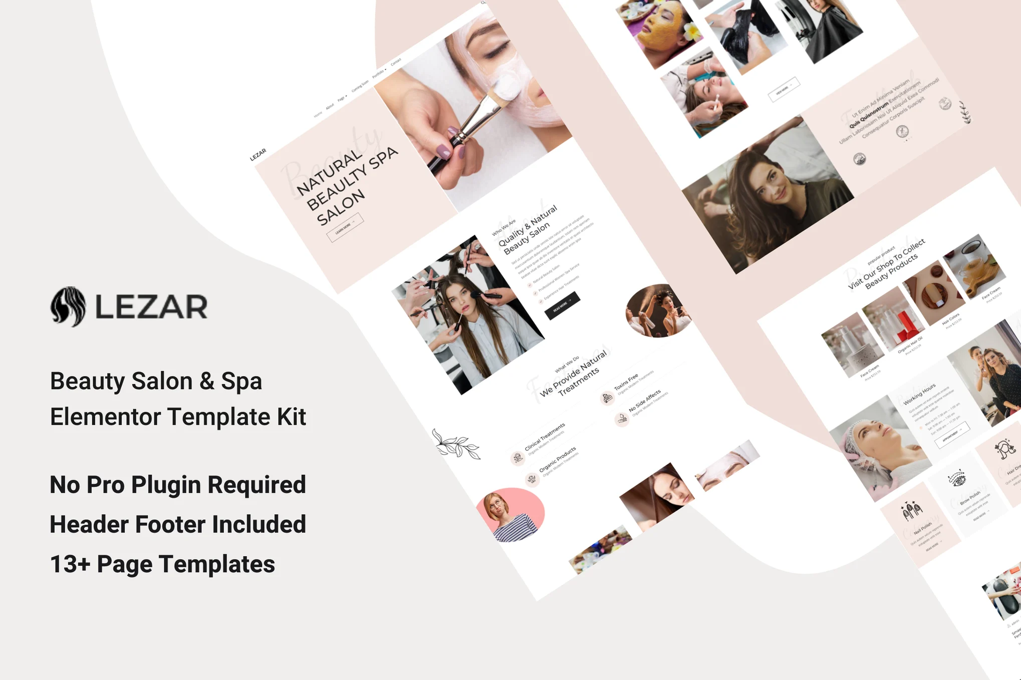 Lezar Beauty Salon & Spa Elementor Template Suite - Photon Fluctuation Network | Professional WordPress Restoration Service, Global Reach, Fast Response
